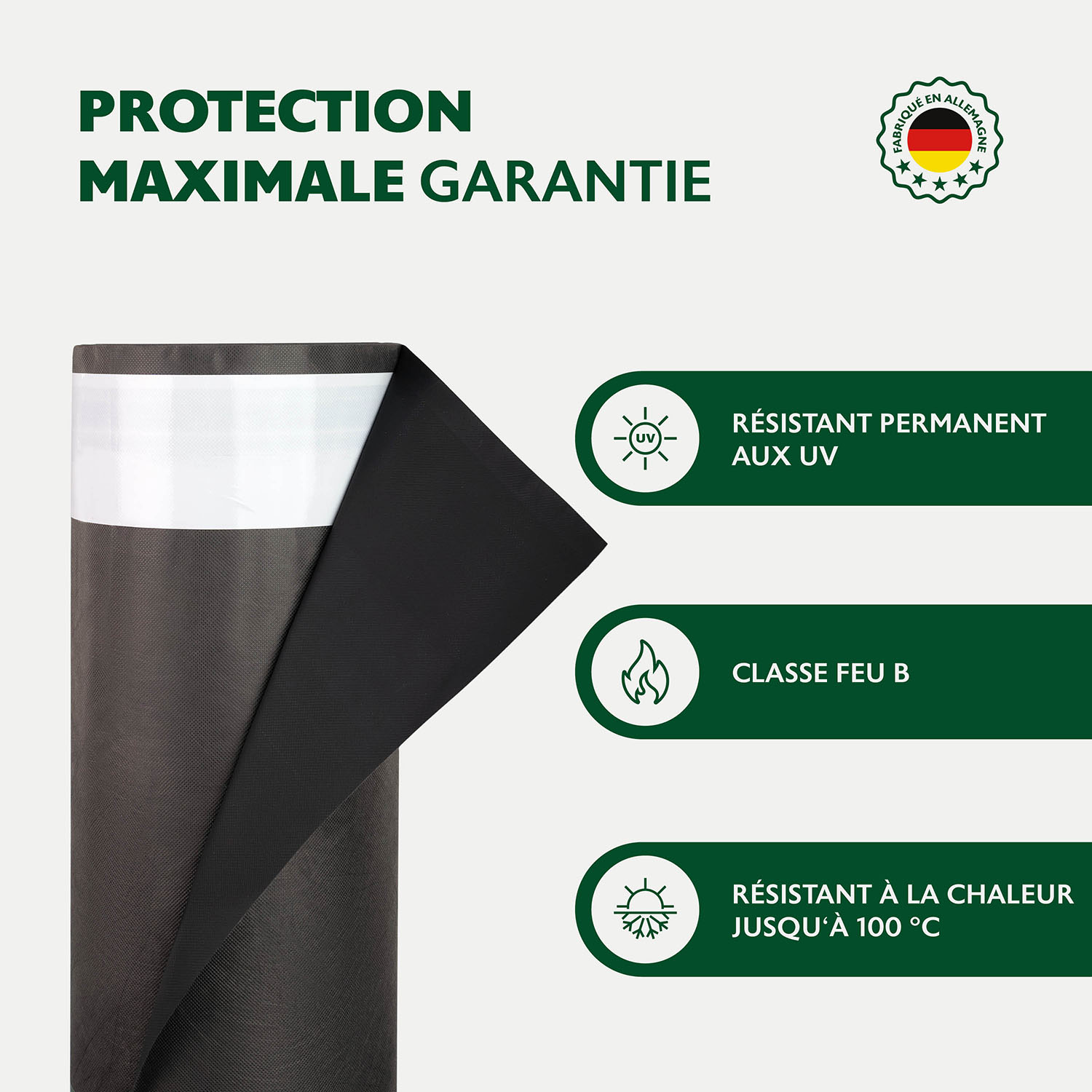 ALMO Écrans pare-pluie pour façade UV Volcano® 